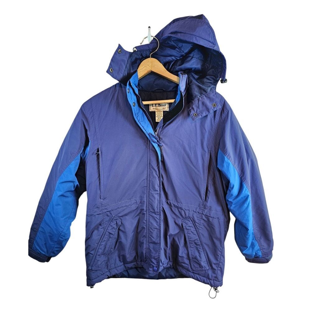 Vintage LL Bean Penobscot Parka Jacket Women's Petite Medium Coat W/ Hood